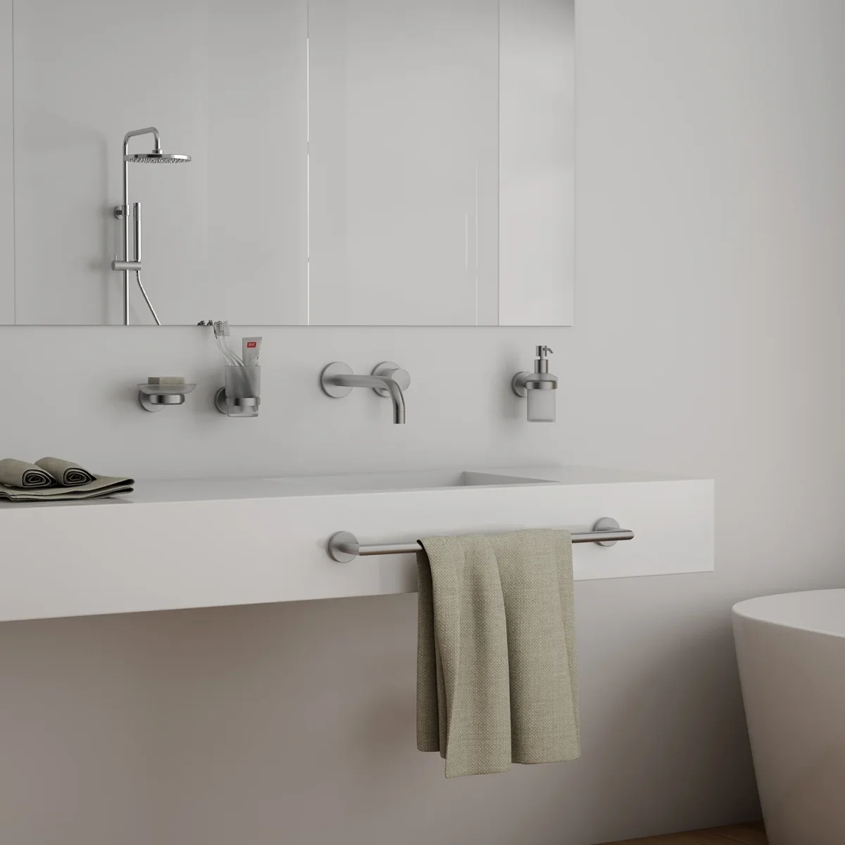 Portasapone in Acciaio Inox AISI 304 Gedy serie Project - Spazzolato - immagine 6