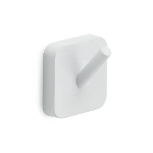 2 appendiabiti Gedy modello Tonga 4.7x3.1xH4.9 cm - Bianco Matt